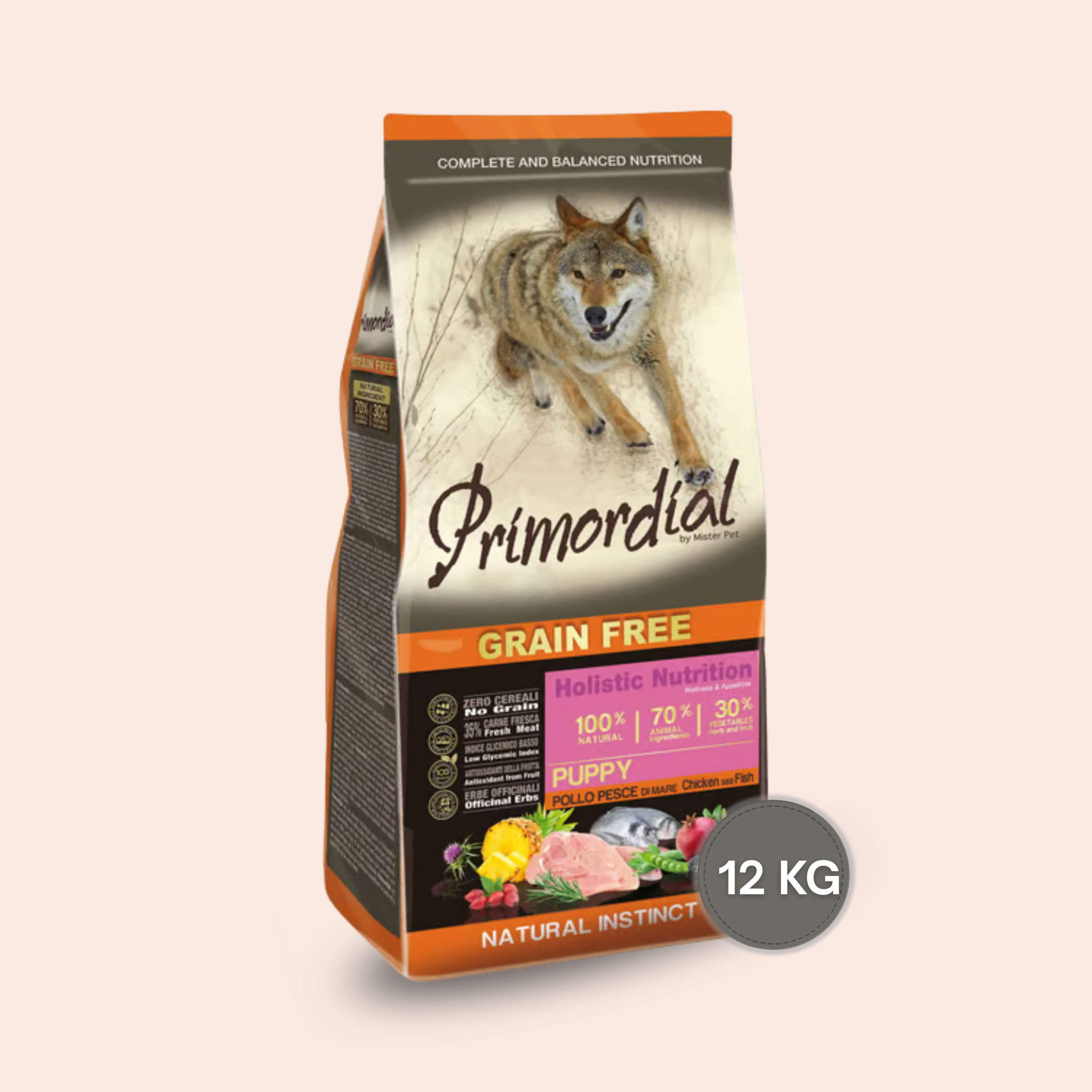 Primordial - Chiot Poulet & Poisson 12 kg