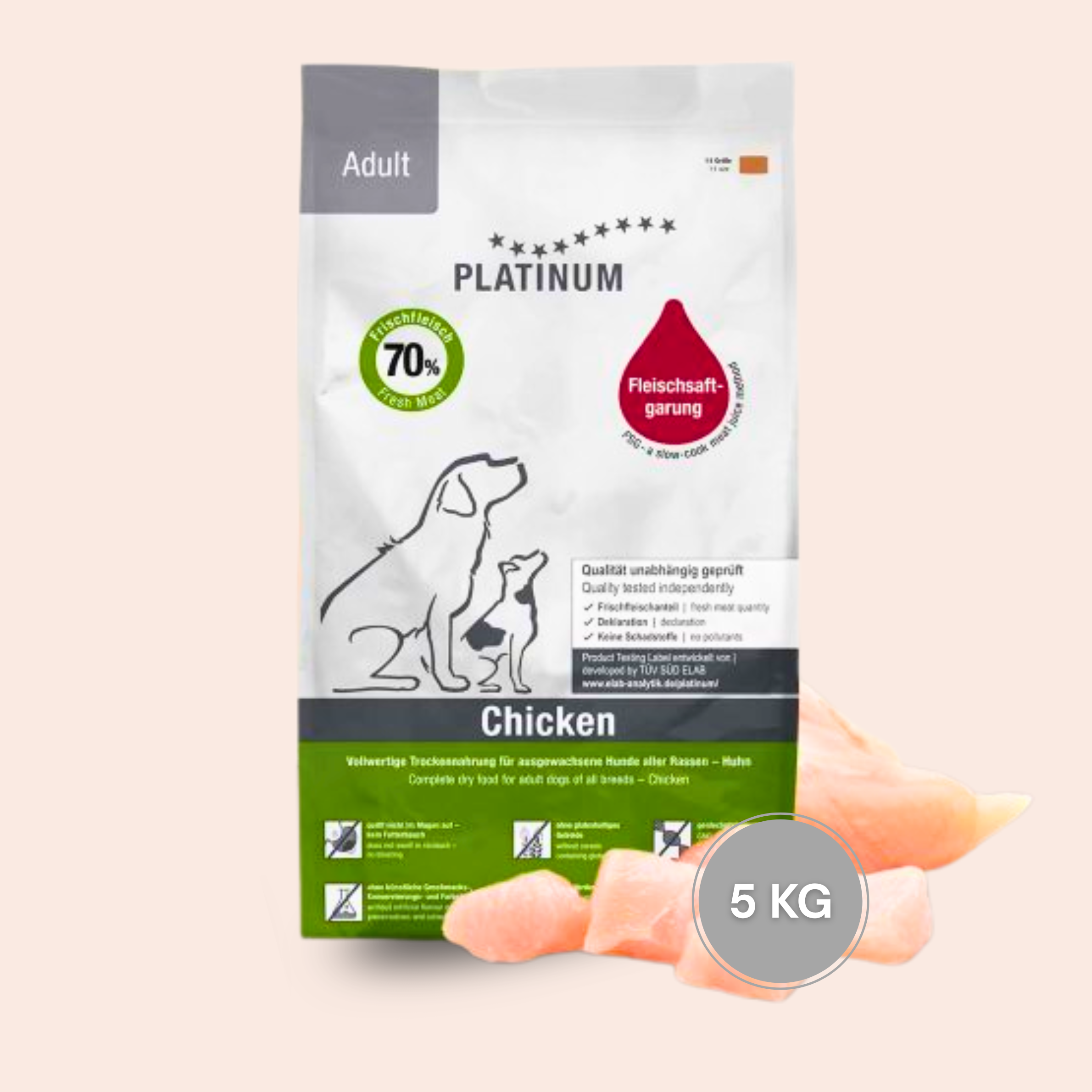 Platinum - Adulte Poulet 5 kg