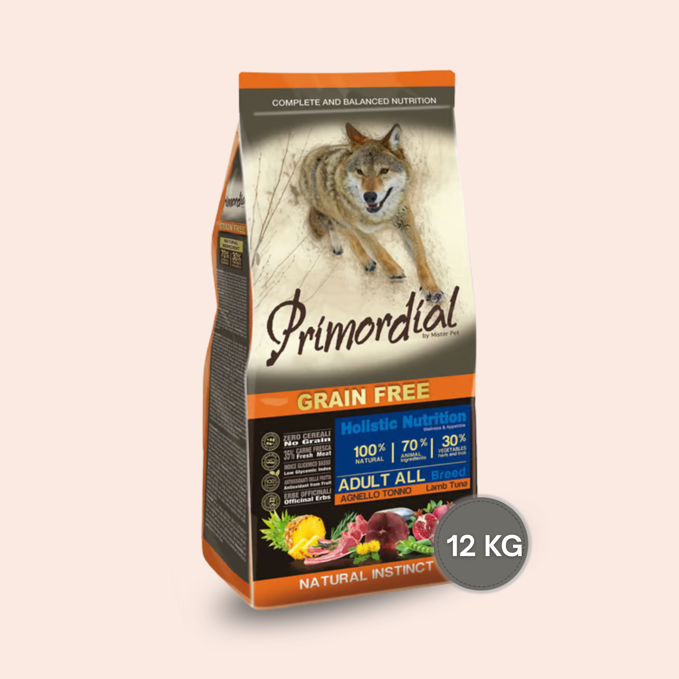 Primordial - Adulte Thon & Agneau 12 kg