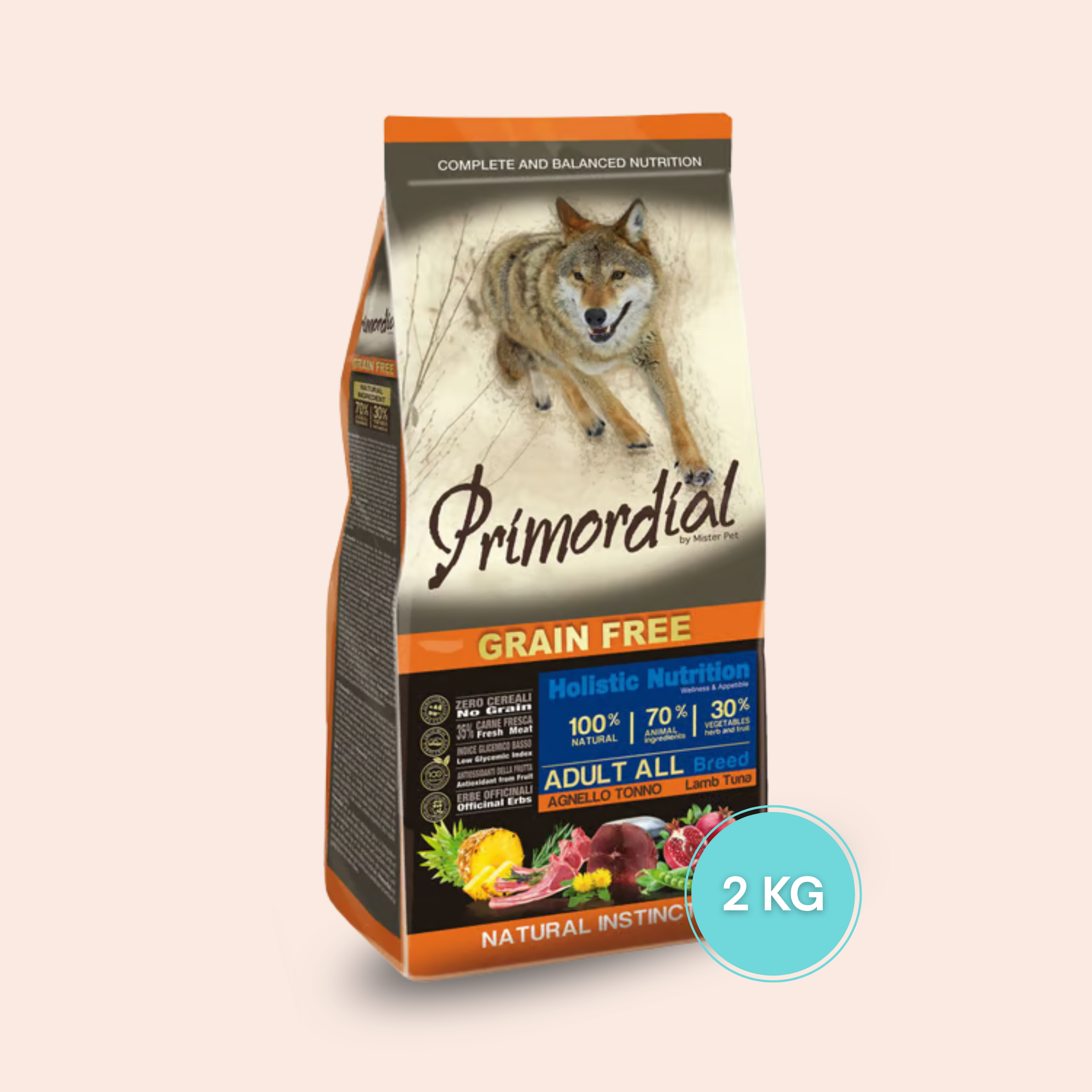 Primordial - Adulte Thon & Agneau 2 kg